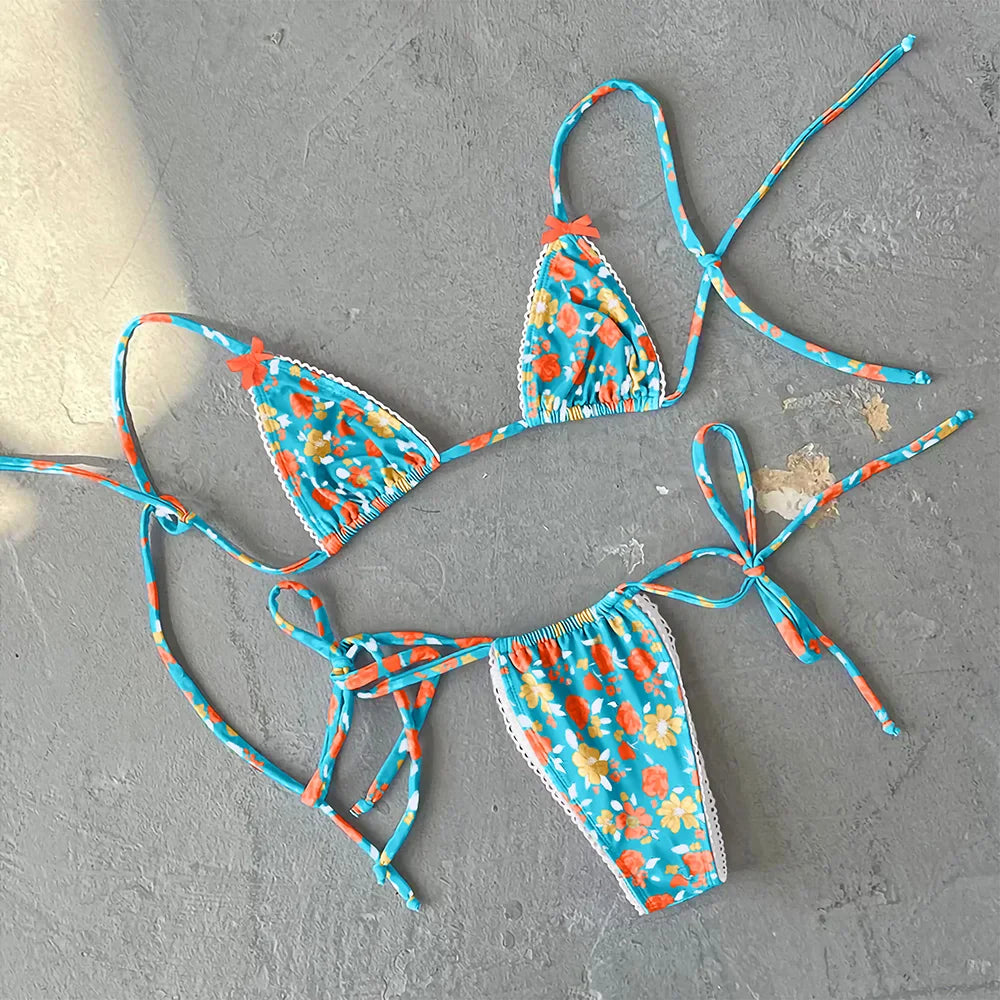 Sznurowane bikini
