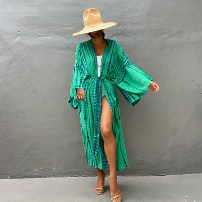 Plażowe kimono Tie Dye