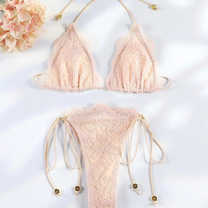 Bikini z koronką