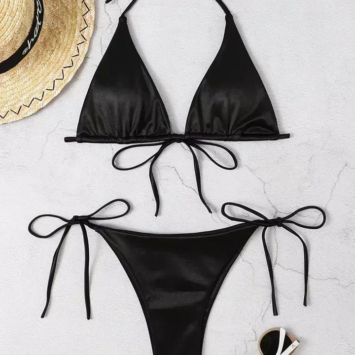 Metaliczne bikini