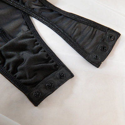 Wysoko wycięte body z siateczki