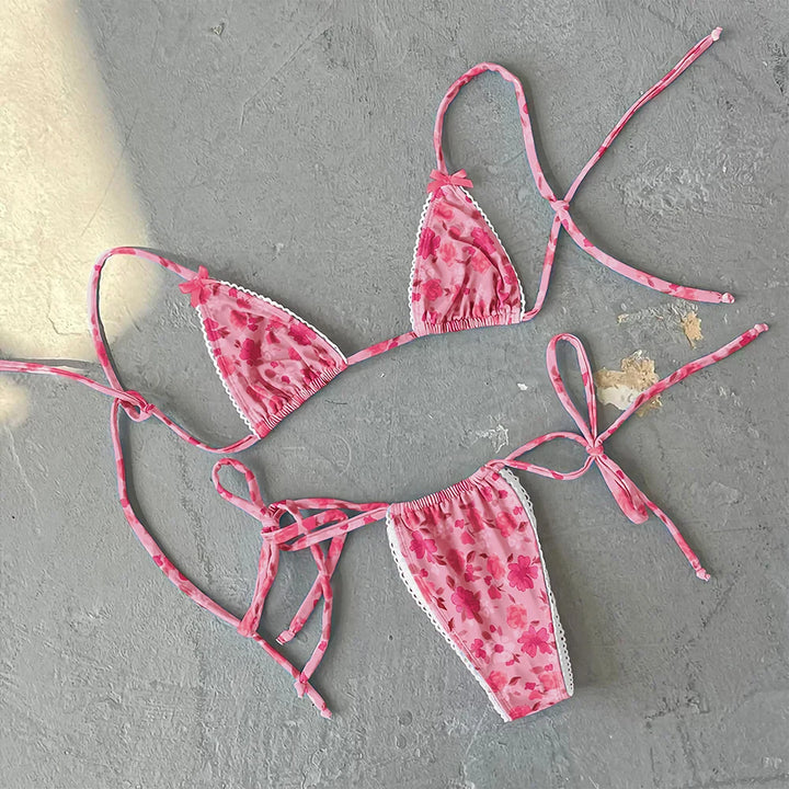 Sznurowane bikini