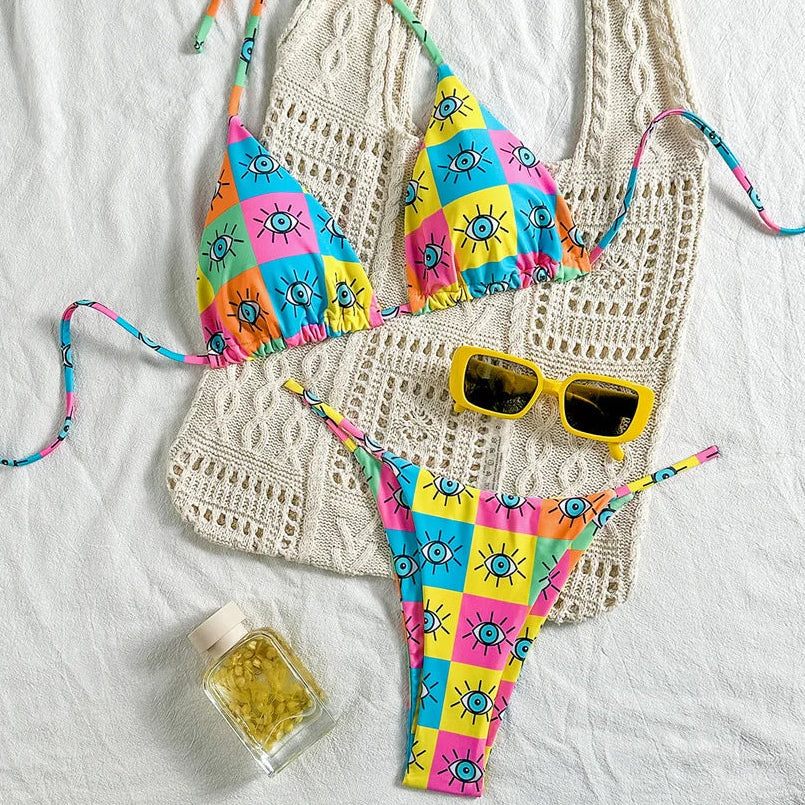 Kolorowe bikini