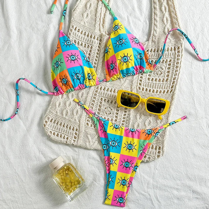 Kolorowe bikini
