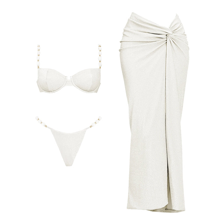 Komplet plażowy z bikini