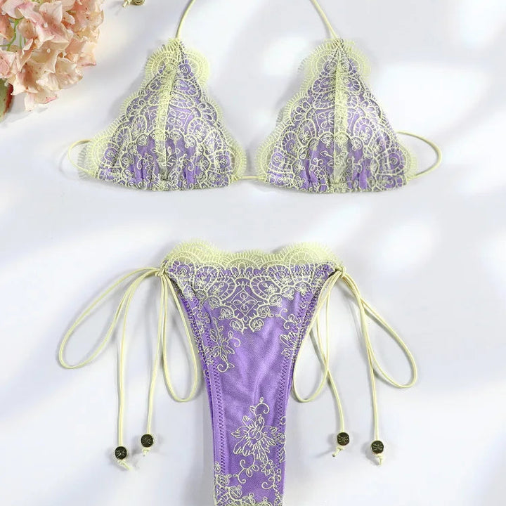 Bikini z koronką
