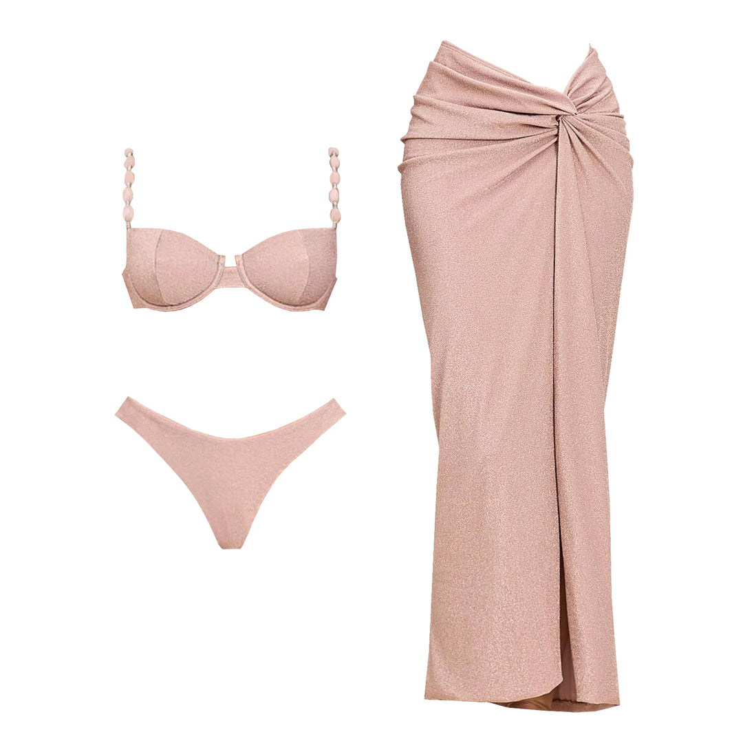 Komplet plażowy z bikini