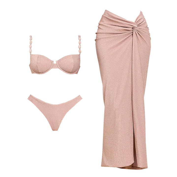 Komplet plażowy z bikini