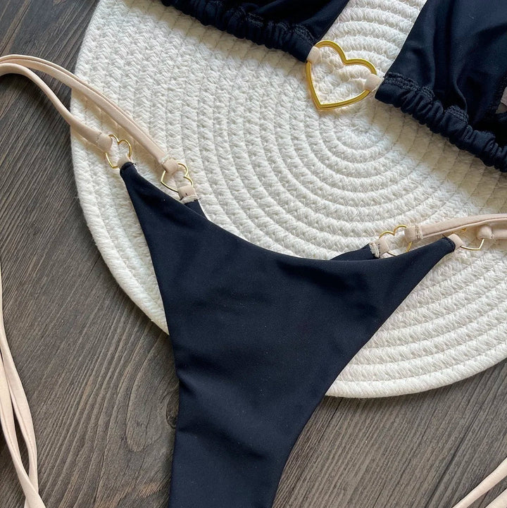 Dwuczęściowe wiązane bikini