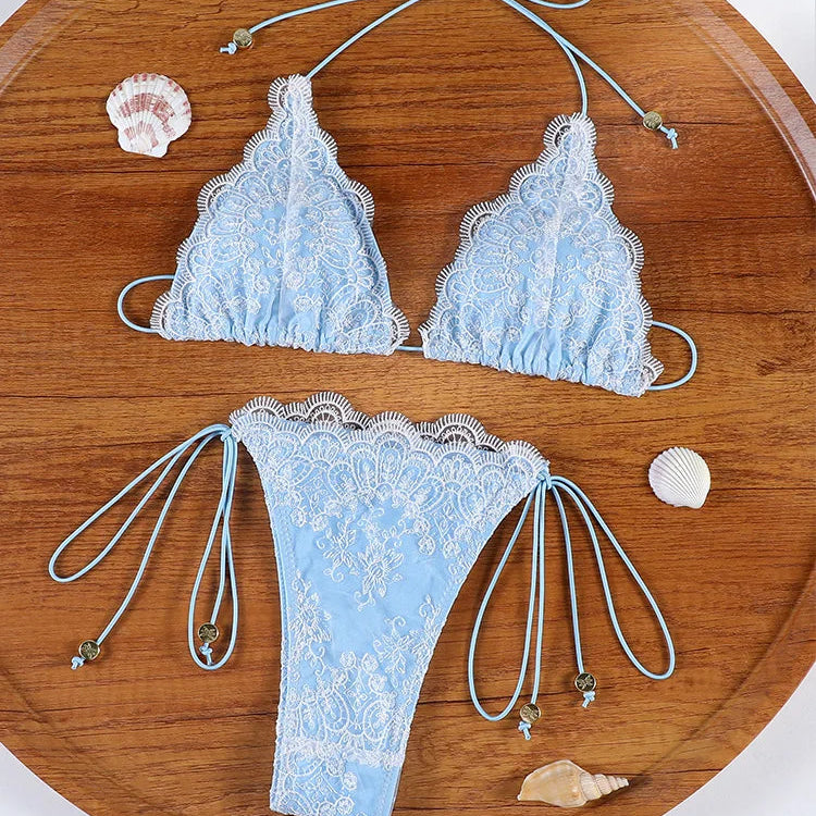 Bikini z koronką