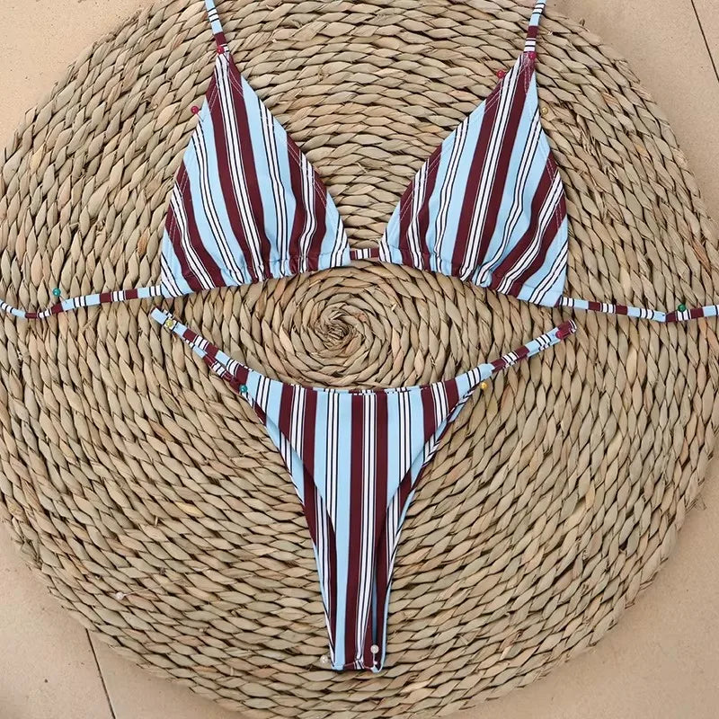 Bikini w paski