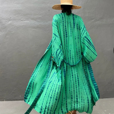 Plażowe kimono Tie Dye