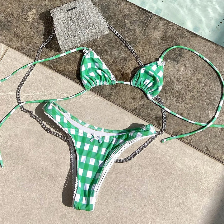 Sznurowane bikini