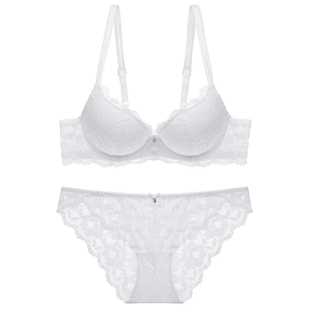 Komplet koronkowej bielizny Push Up