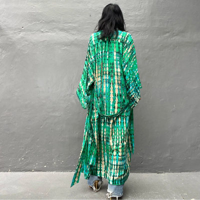 Plażowe kimono Tie Dye