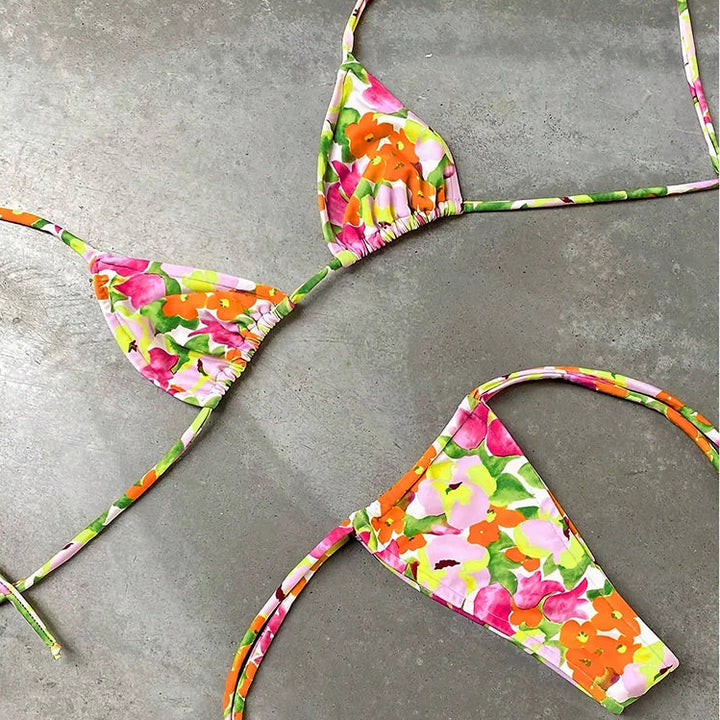 Brazylijskie bikini z wiązaniami