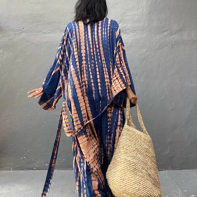 Plażowe kimono Tie Dye