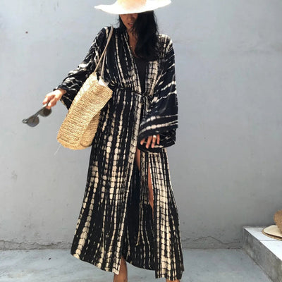 Plażowe kimono Tie Dye