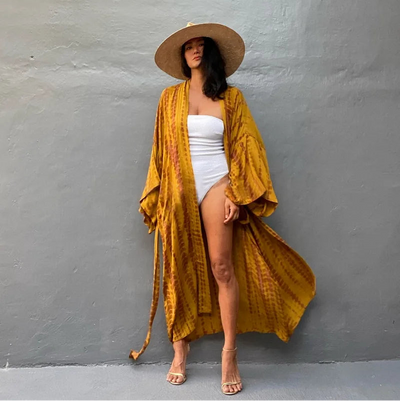 Plażowe kimono Tie Dye