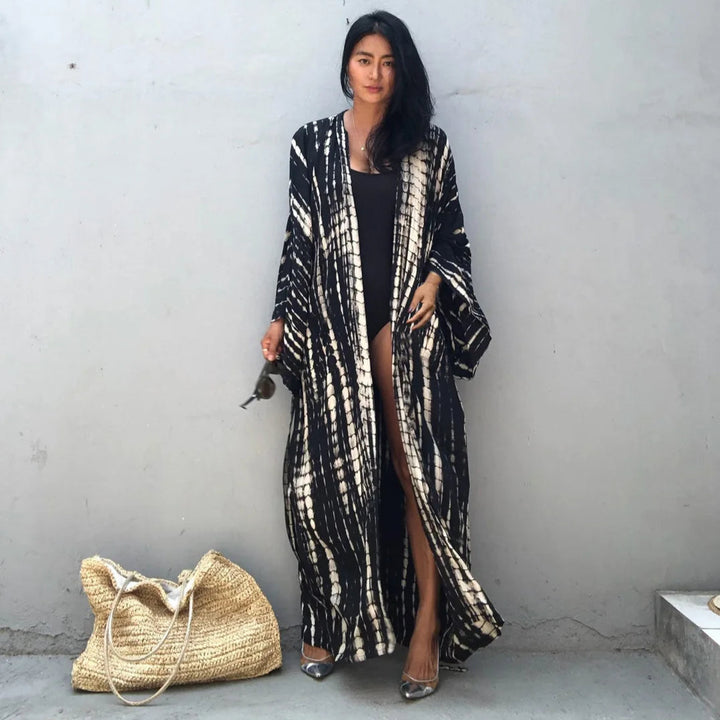 Plażowe kimono Tie Dye