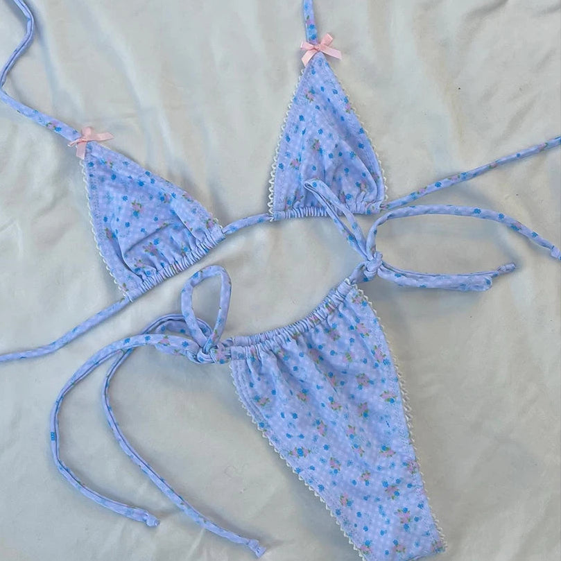 Sznurowane bikini