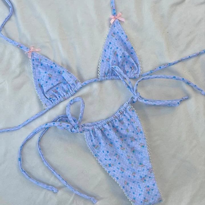 Sznurowane bikini