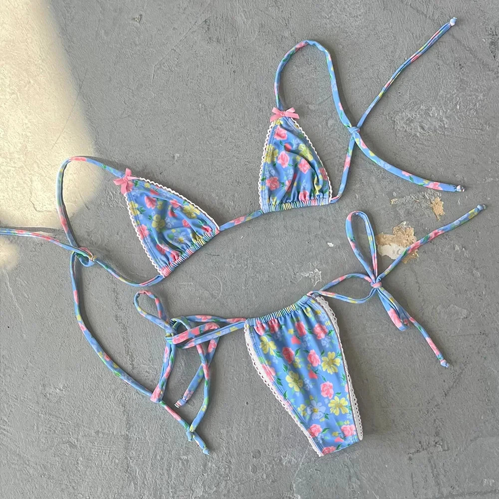 Sznurowane bikini