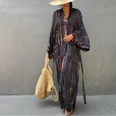 Plażowe kimono Tie Dye
