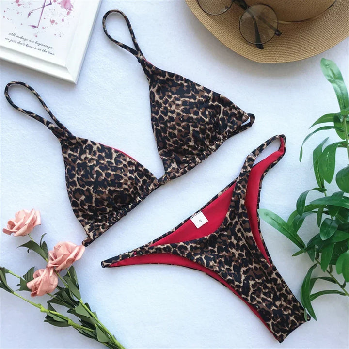 Bikini w panterkę