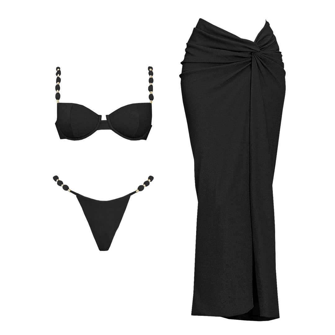 Komplet plażowy z bikini