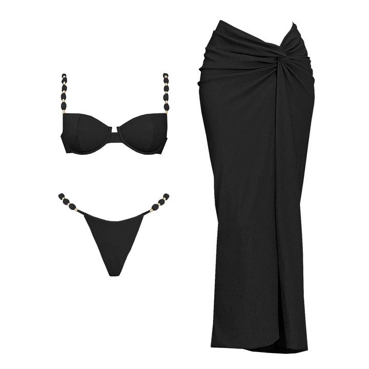 Komplet plażowy z bikini
