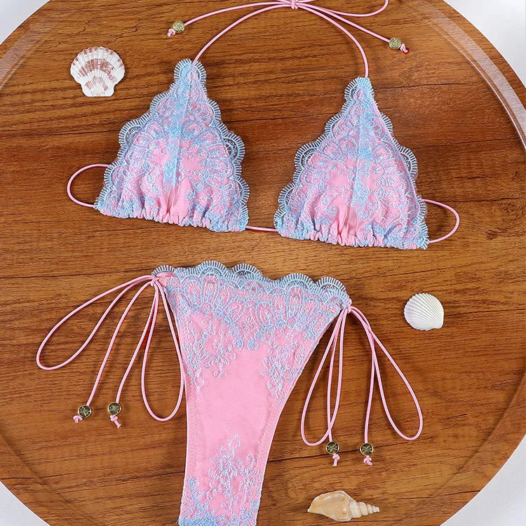 Bikini z koronką