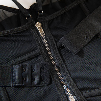 Wysoko wycięte body z siateczki