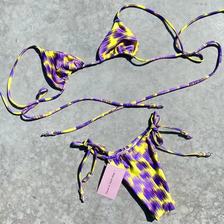 Brazylijskie bikini z wiązaniami