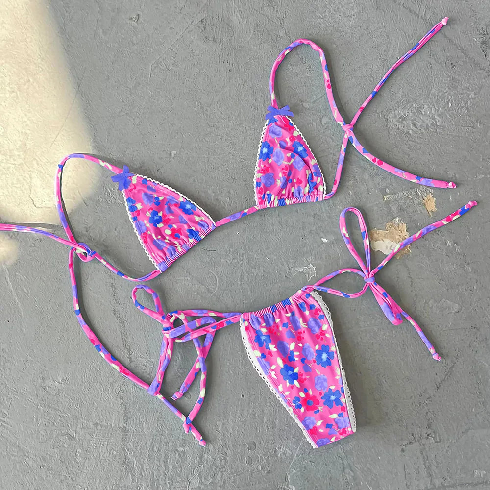 Sznurowane bikini