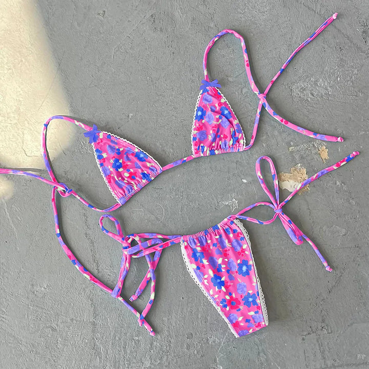 Sznurowane bikini
