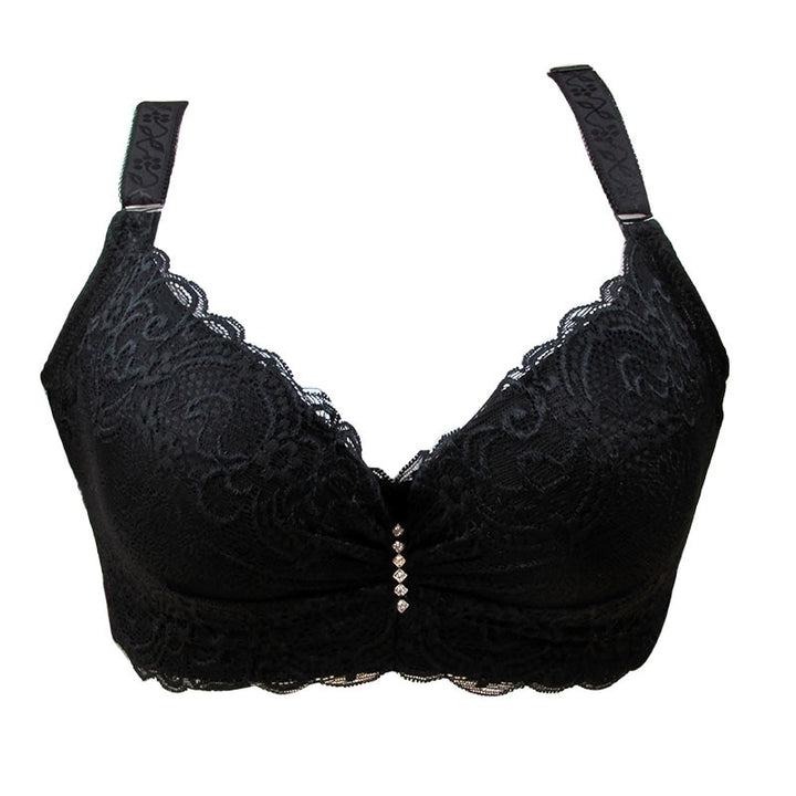 Biustonosz PLUS SIZE z ozdobną cyrkonią