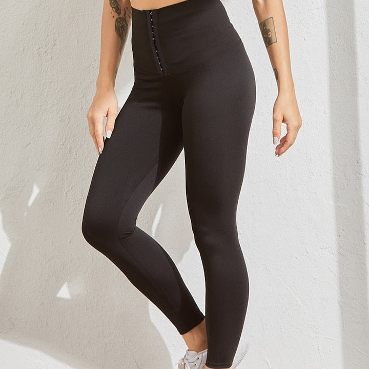 Legginsy sportowe z wysokim stanem